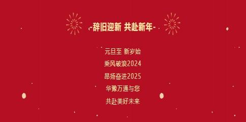 華豫萬通糧機(jī)祝您2025年元旦快樂！